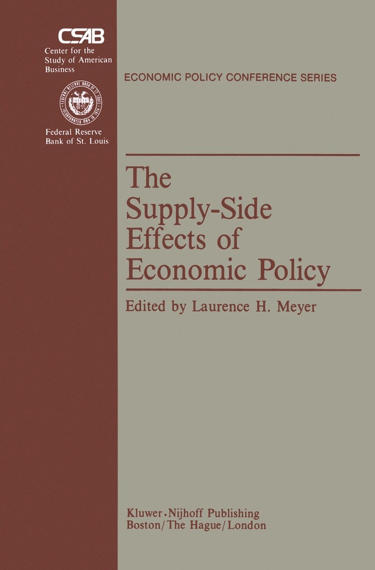 Supply-Side Effects of Economic Policy