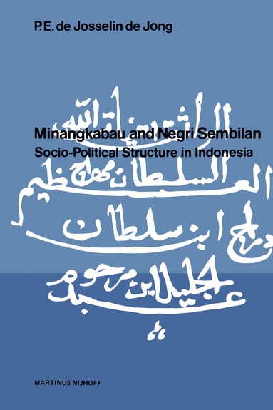 bokomslag Minangkabau and Negri Sembilan
