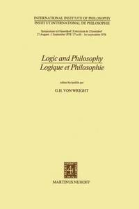 bokomslag Logic and Philosophy / Logique et Philosophie