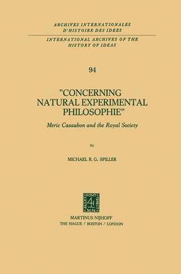 Concerning Natural Experimental Philosophie 1