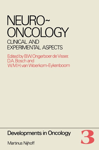 B.W. Ongerboer de Visser - Neuro-Oncology, Häftad