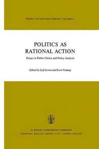 bokomslag Politics as Rational Action