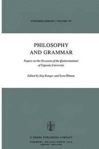 bokomslag Philosophy and Grammar