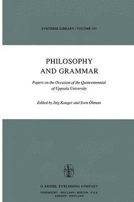 Philosophy and Grammar 1