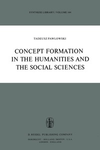 bokomslag Concept Formation in the Humanities and the Social Sciences