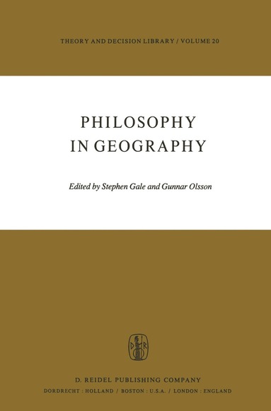 bokomslag Philosophy in Geography