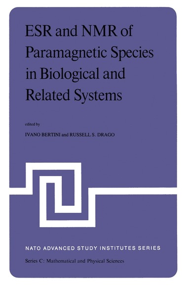 bokomslag ESR and NMR of Paramagnetic Species in Biological and Related Systems