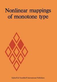 bokomslag Nonlinear mappings of monotone type