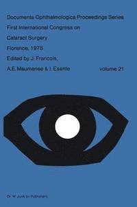 bokomslag First International Congress on Cataract Surgery Florence, 1978