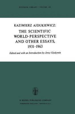 bokomslag The Scientific World-Perspective and Other Essays, 1931-1963
