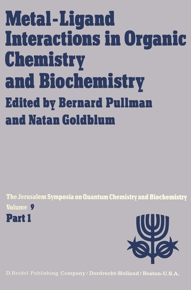 bokomslag Metal-Ligand Interactions in Organic Chemistry and Biochemistry