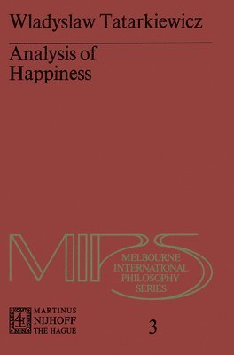 bokomslag Analysis of Happiness