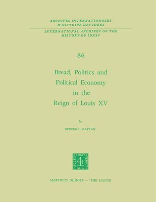 bokomslag Bread, Politics and Political Economy in the Reign of Louis XV