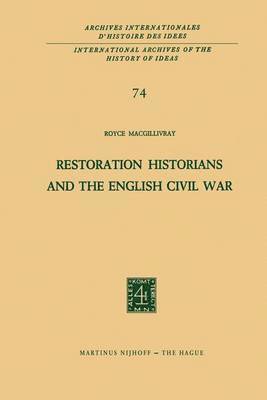 Restoration Historians and the English Civil War 1