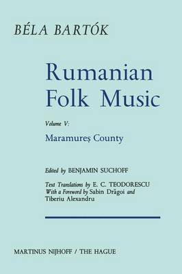 Bela Bartok, B. Suchoff - Rumanian Folk Music, Häftad