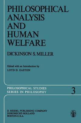 bokomslag Philosophical Analysis and Human Welfare