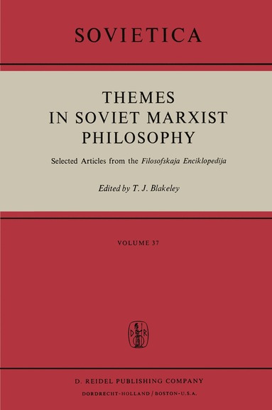 bokomslag Themes in Soviet Marxist Philosophy