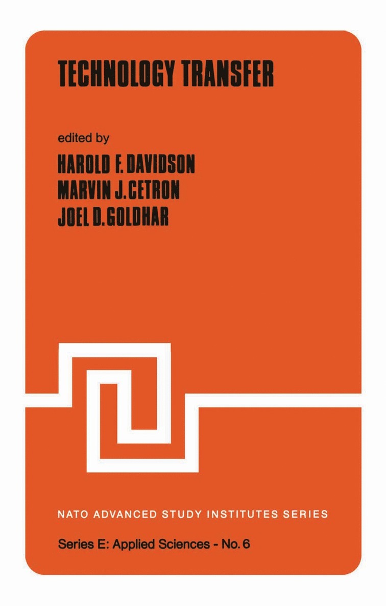 H.F. Davidson, M. Cetron, J.D. Goldhar, H. F. Davidson, J. D. Goldhar - Technology Transfer, Häftad