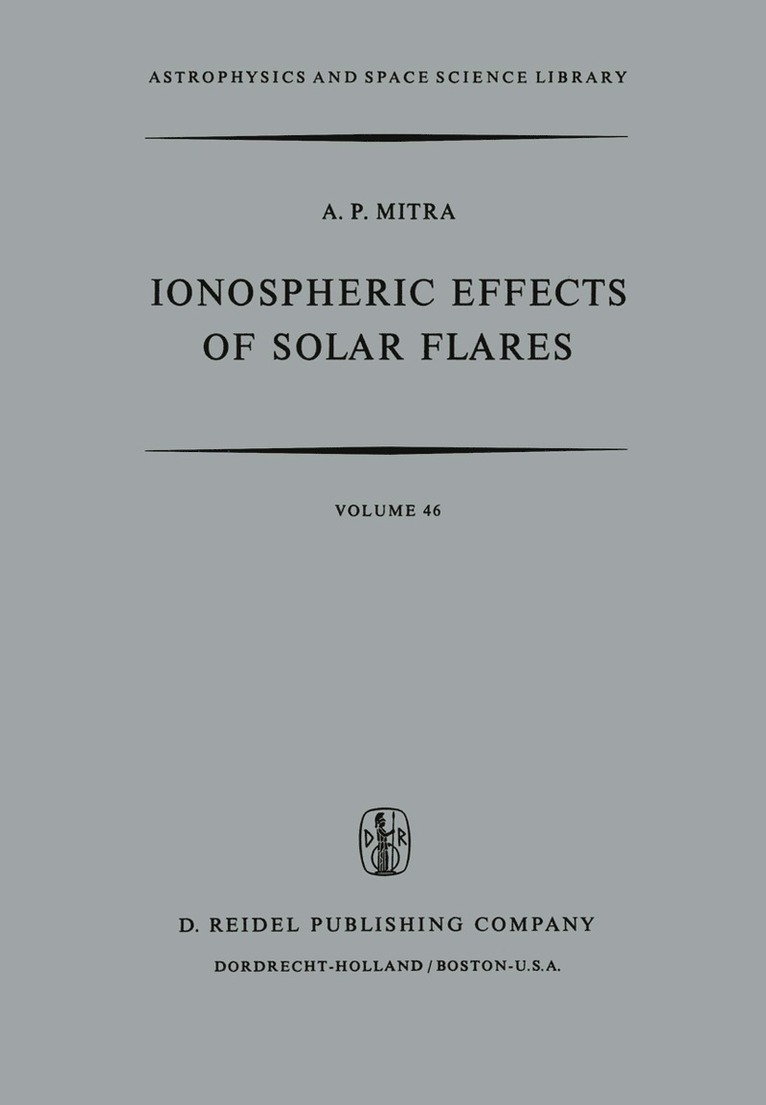 Hermine Vloemans - Ionospheric Effects of Solar Flares, Häftad