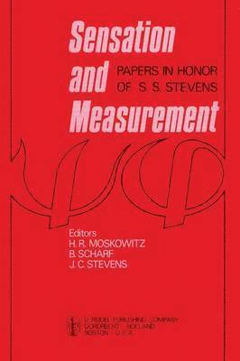 Sensation and Measurement 1