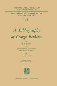 bokomslag A Bibliography of George Berkeley