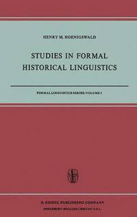 bokomslag Studies in Formal Historical Linguistics