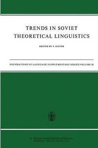 bokomslag Trends in Soviet Theoretical Linguistics