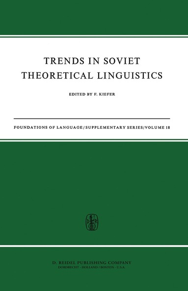 bokomslag Trends in Soviet Theoretical Linguistics