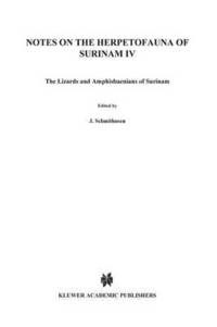 bokomslag Notes on the herpetofauna of Surinam IV