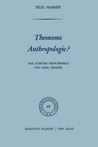 bokomslag Theonome Anthropologie?