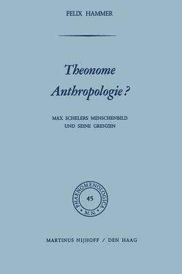 F. Hammer - Theonome Anthropologie?, Häftad