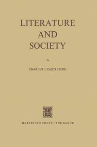 bokomslag Literature and Society
