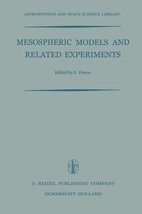 bokomslag Mesospheric Models and Related Experiments