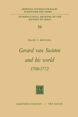 bokomslag Gerard Van Swieten and His World 1700-1772