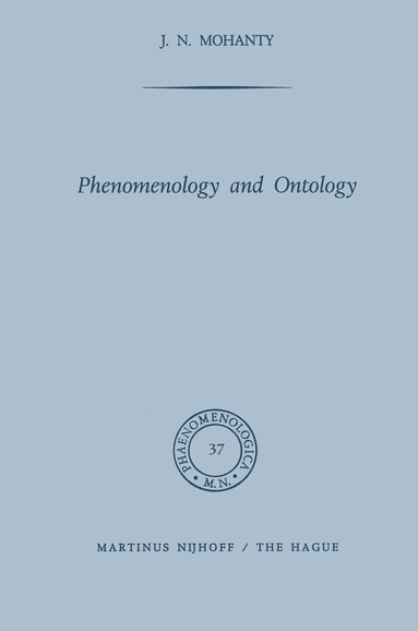 J.N. Mohanty - Phenomenology and Ontology, Häftad