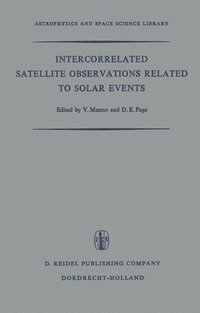 bokomslag Intercorrelated Satellite Observations Related to Solar Events