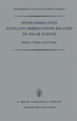 bokomslag Intercorrelated Satellite Observations Related to Solar Events
