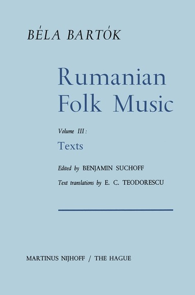 bokomslag Rumanian Folk Music