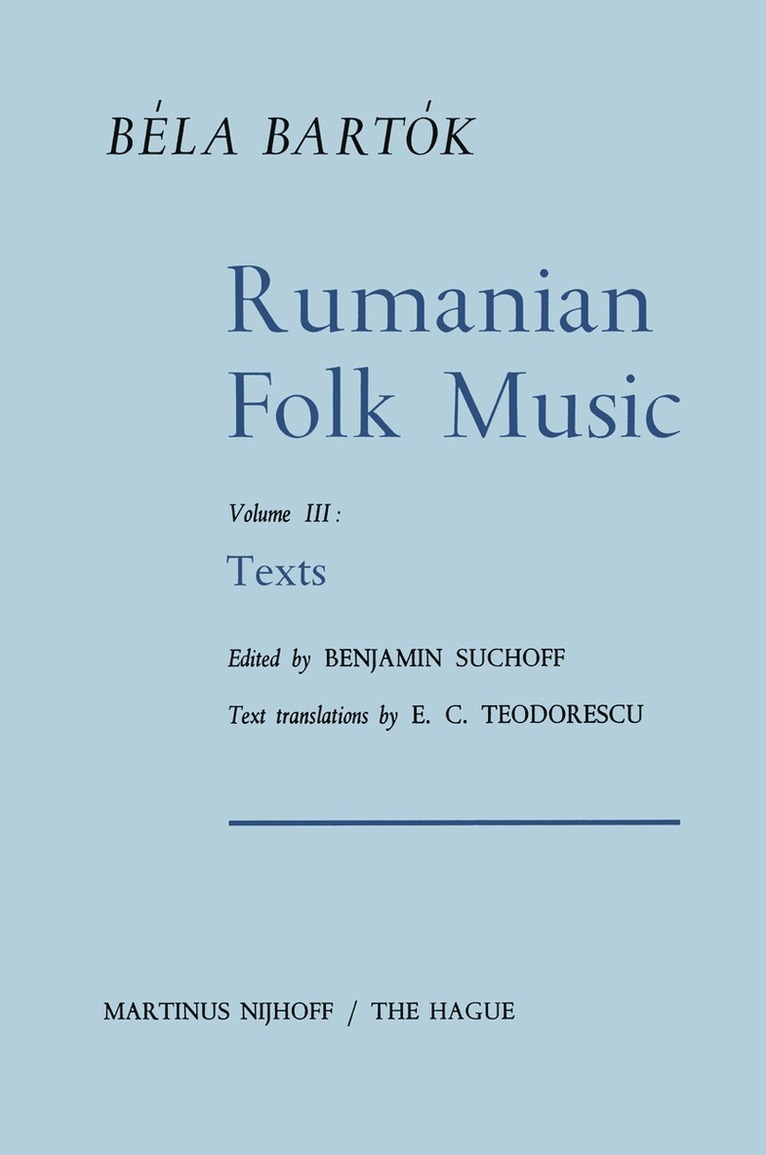 Bela Bartok, B. Suchoff - Rumanian Folk Music, Häftad