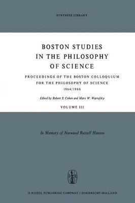 Proceedings of the Boston Colloquium for the Philosophy of Science 1964/1966