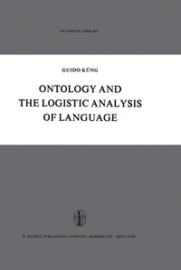 bokomslag Ontology and the Logistic Analysis of Language