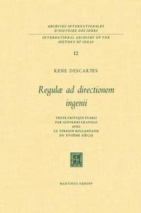 bokomslag Regulæ ad Directionem IngenII