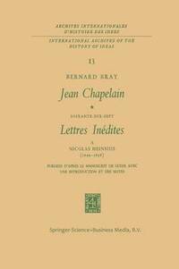 bokomslag Jean Chapelain Soixante-Dix-Sept Lettres Inedites a Nicolas Heinsius (16491658)