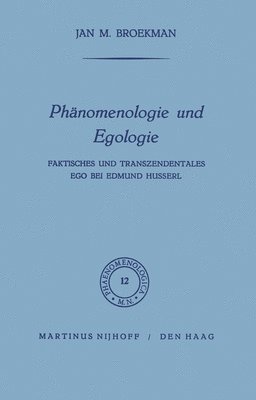 Phnomenologie und Egologie 1