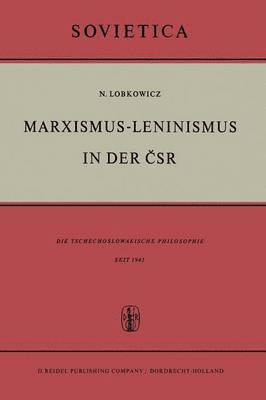 bokomslag Marxismus-Leninismus in der SR