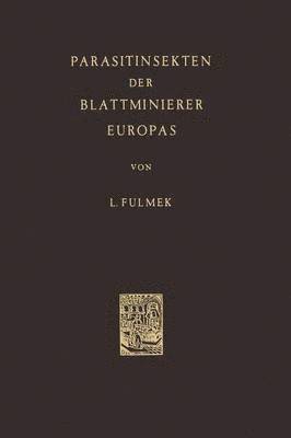 bokomslag Parasitinsekten der Blattminierer Europas