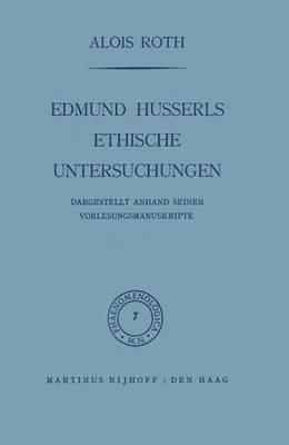 bokomslag Edmund Husserls ethische Untersuchungen