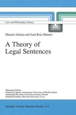 bokomslag A Theory of Legal Sentences