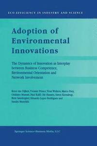 bokomslag Adoption of Environmental Innovations