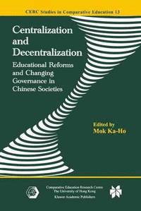 bokomslag Centralization and Decentralization